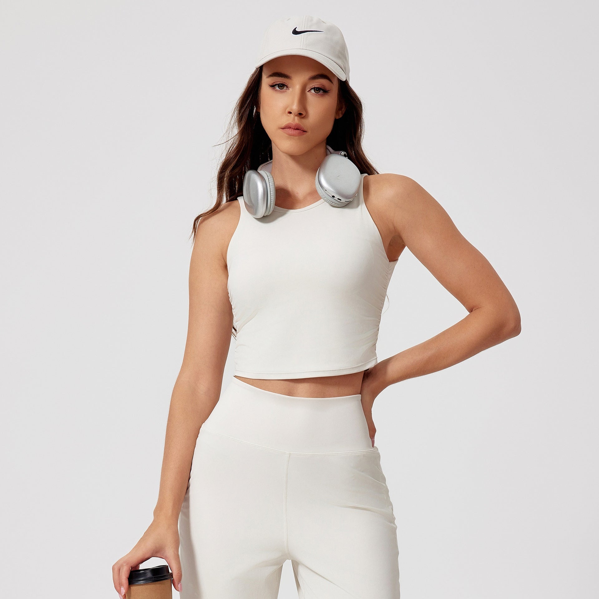 Fitness Nude Feel Bra Quick-drying U-shaped Backless Bra