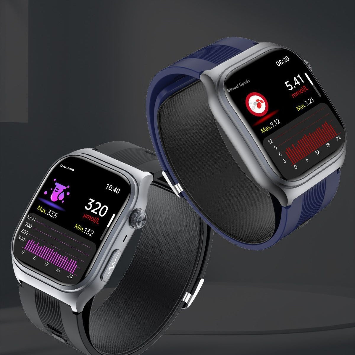 Smart Watch S15 Real Blood Pressure Uric Acid Monitoring