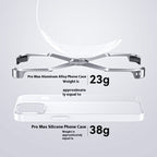 Aluminum Alloy Case New Hollow-out Frameless Heat Radiating Phone Shell