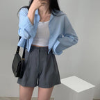 Striped Shirt Women's Long Sleeve Sun Protection Shirt